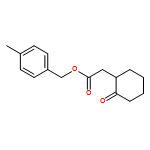 Cyclohexaneacetic acid, 2-oxo-, (4-methylphenyl)methyl ester