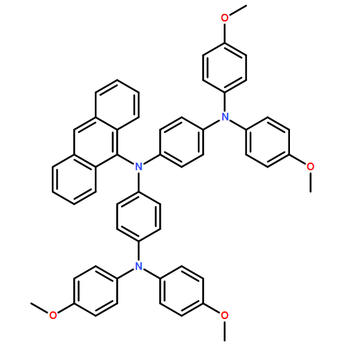 1,4-Benzenediamine, N1-9-anthracenyl-N1-[4-[bis(4-methoxyphenyl)amino]phenyl]-N4,N4-bis(4-methoxyphenyl)-