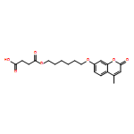 Butanedioic acid, 1-?[6-?[(4-?methyl-?2-?oxo-?2H-?1-?benzopyran-?7-?yl)?oxy]?hexyl] ester 