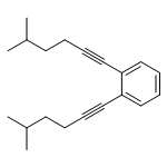 Benzene, 1,2-bis(5-methyl-1-hexyn-1-yl)-