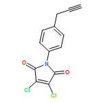 1H-Pyrrole-2,5-dione, 3,4-dichloro-1-[4-(2-propyn-1-yl)phenyl]-