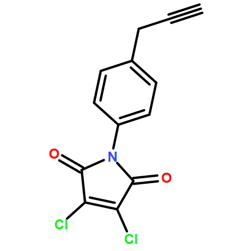 1H-Pyrrole-2,5-dione, 3,4-dichloro-1-[4-(2-propyn-1-yl)phenyl]-