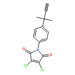 1H-Pyrrole-2,5-dione, 3,4-dichloro-1-[4-(1,1-dimethyl-2-propyn-1-yl)phenyl]-