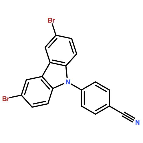 Benzonitrile, 4-(3,6-dibromo-9H-carbazol-9-yl)-