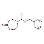 1,4-Oxazepine-4(5H)-carboxylic acid, tetrahydro-7-oxo-, phenylmethyl ester