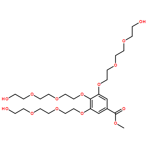 Benzoic acid, 3,4,5-tris[2-[2-(2-hydroxyethoxy)ethoxy]ethoxy]-, methyl ester