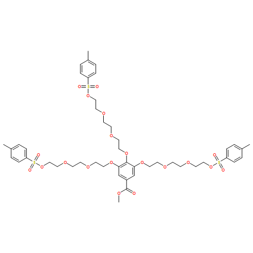 Benzoic acid, 3,4,5-tris[2-[2-[2-[[(4-methylphenyl)sulfonyl]oxy]ethoxy]ethoxy]ethoxy]-, methyl ester