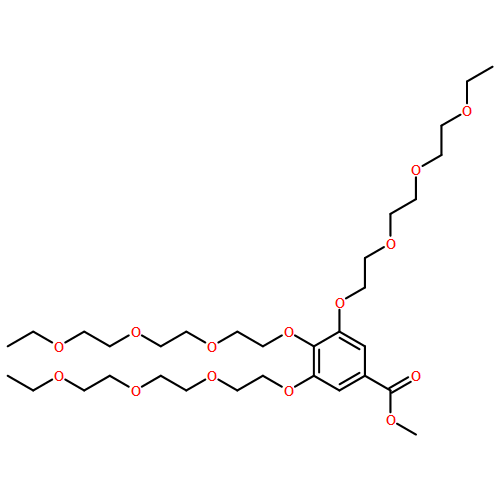 Benzoic acid, 3,4,5-tris[2-[2-(2-ethoxyethoxy)ethoxy]ethoxy]-, methyl ester