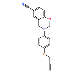 2H-1,3-Benzoxazine-6-carbonitrile, 3,4-dihydro-3-[4-(2-propyn-1-yloxy)phenyl]-