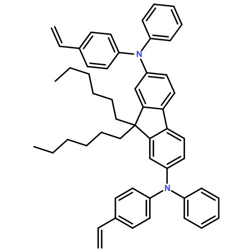 9H-Fluorene-2,7-diamine, N2,N7-bis(4-ethenylphenyl)-9,9-dihexyl-N2,N7-diphenyl-