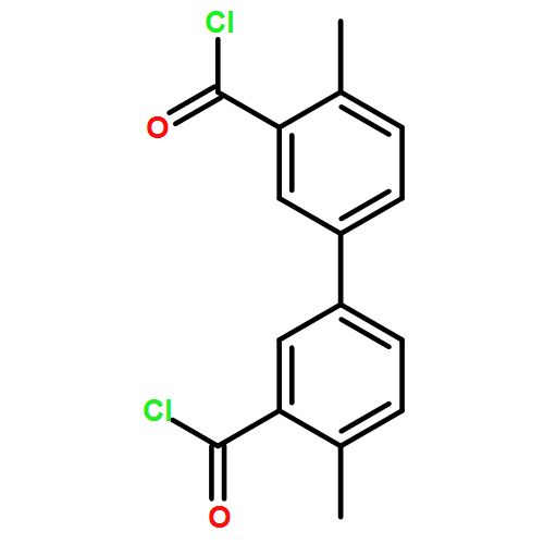 [1,1'-Biphenyl]-3,3'-dicarbonyl dichloride, 4,4'-dimethyl-