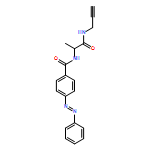 Benzamide, N-[(1S)-1-methyl-2-oxo-2-(2-propyn-1-ylamino)ethyl]-4-(2-phenyldiazenyl)-