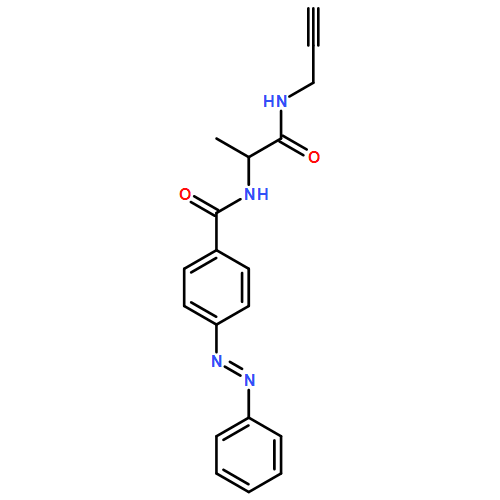 Benzamide, N-[(1S)-1-methyl-2-oxo-2-(2-propyn-1-ylamino)ethyl]-4-(2-phenyldiazenyl)-