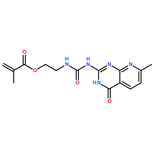 2-Propenoic acid, 2-methyl-, 2-[[[(3,4-dihydro-7-methyl-4-oxopyrido[2,3-d]pyrimidin-2-yl)amino]carbonyl]amino]ethyl ester