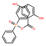 Benzoic acid, 2,5-dihydroxy-, diphenylphosphinyl ester