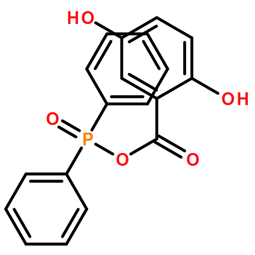 Benzoic acid, 2,5-dihydroxy-, diphenylphosphinyl ester