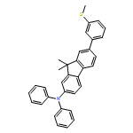 9H-Fluoren-2-amine, 9,9-dimethyl-7-[3-(methylthio)phenyl]-N,N-diphenyl-