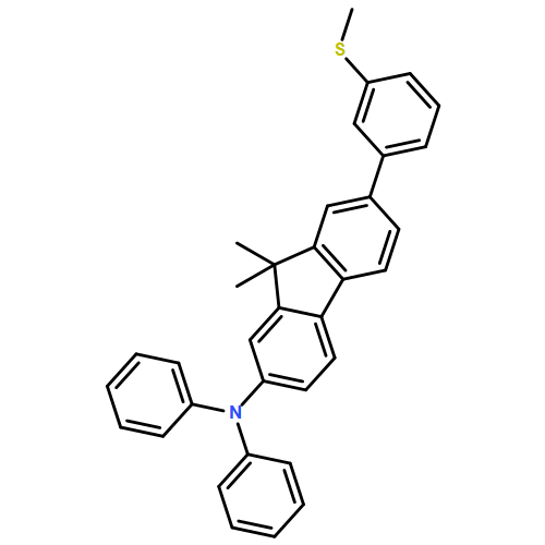 9H-Fluoren-2-amine, 9,9-dimethyl-7-[3-(methylthio)phenyl]-N,N-diphenyl-