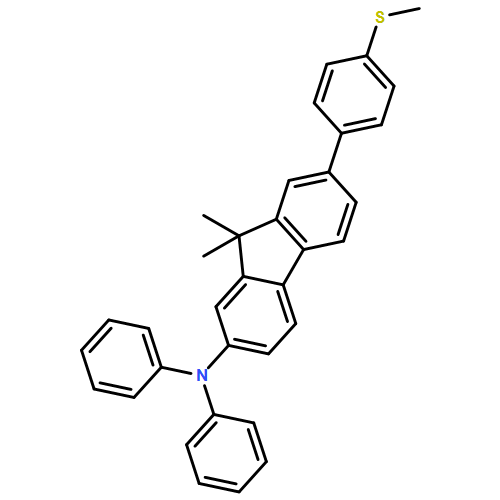 9H-Fluoren-2-amine, 9,9-dimethyl-7-[4-(methylthio)phenyl]-N,N-diphenyl-