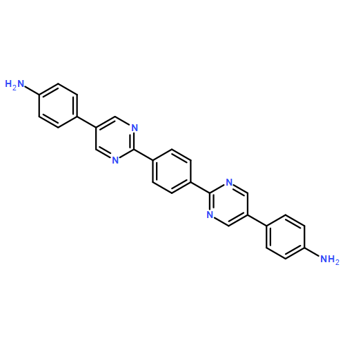 Benzenamine, 4,4'-(1,4-phenylenedi-2,5-pyrimidinediyl)bis-