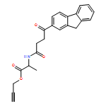 L-Alanine, N-[4-(9H-fluoren-2-yl)-1,4-dioxobutyl]-, 2-propyn-1-yl ester