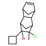 1,4:5,8-Dimethanonaphthalene, 2-bromo-3-chloro-2-cyclobutyl-1,2,3,4,4a,5,8,8a-octahydro-3-methyl-