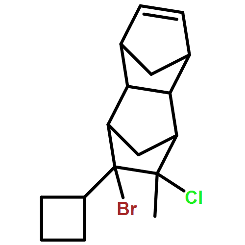 1,4:5,8-Dimethanonaphthalene, 2-bromo-3-chloro-2-cyclobutyl-1,2,3,4,4a,5,8,8a-octahydro-3-methyl-