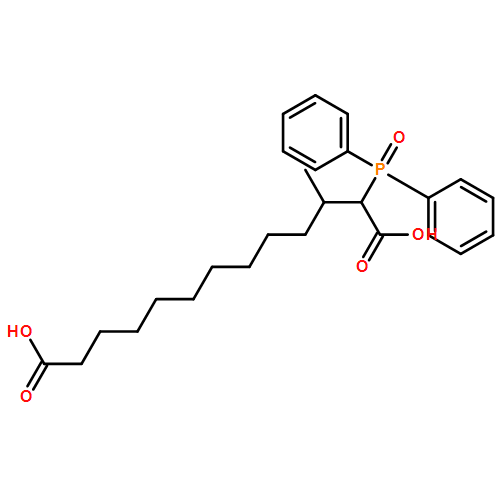 Tridecanedioic acid, 2-(diphenylphosphinyl)-3-methyl-