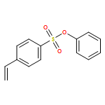 Benzenesulfonic acid, 4-ethenyl-, phenyl ester