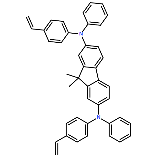 9H-Fluorene-2,7-diamine, N2,N7-bis(4-ethenylphenyl)-9,9-dimethyl-N2,N7-diphenyl-