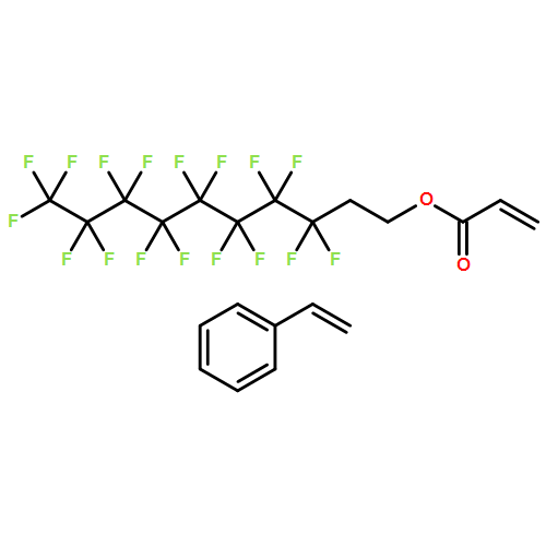 2-?Propenoic acid, 3,?3,?4,?4,?5,?5,?6,?6,?7,?7,?8,?8,?9,?9,?10,?10,?10-?heptadecafluorodecyl ester, polymer with ethenylbenzene, diblock 