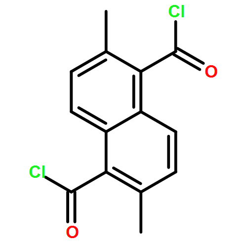 1,5-Naphthalenedicarbonyl dichloride, 2,6-dimethyl-