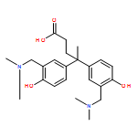 Benzenebutanoic acid, 3-[(dimethylamino)methyl]-γ-[3-[(dimethylamino)methyl]-4-hydroxyphenyl]-4-hydroxy-γ-methyl- 