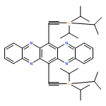 Quinoxalino[2,3-b]phenazine, 6,13-bis[2-[tris(1-methylethyl)silyl]ethynyl]- 