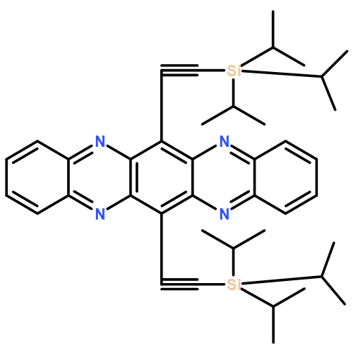 Quinoxalino[2,3-b]phenazine, 6,13-bis[2-[tris(1-methylethyl)silyl]ethynyl]- 