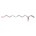 2-Propenoic acid, 2-[(2-hydroxyethyl)dithio]ethyl ester 