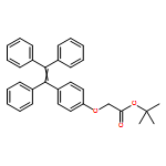 Acetic acid, 2-[4-(1,2,2-triphenylethenyl)phenoxy]-, 1,1-dimethylethyl ester 