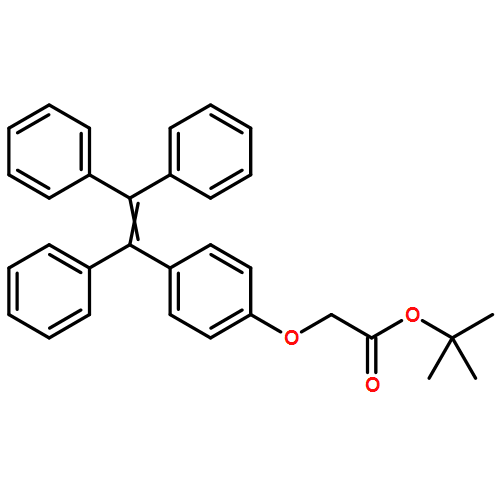 Acetic acid, 2-[4-(1,2,2-triphenylethenyl)phenoxy]-, 1,1-dimethylethyl ester 