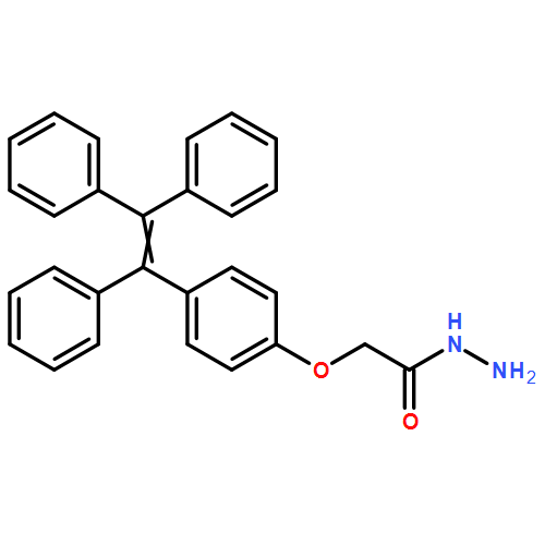 Acetic acid, 2-[4-(1,2,2-triphenylethenyl)phenoxy]-, hydrazide 