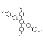 Pyrazine, 2,5-bis(4'-methoxy[1,1'-biphenyl]-4-yl)-3,6-bis(4-methoxyphenyl)- 