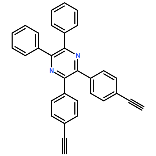 Pyrazine, 2,3-bis(4-ethynylphenyl)-5,6-diphenyl- 