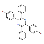 Pyrazine, 2,5-bis(4-bromophenyl)-3,6-diphenyl- 