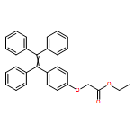 Acetic acid, 2-[4-(1,2,2-triphenylethenyl)phenoxy]-, ethyl ester 