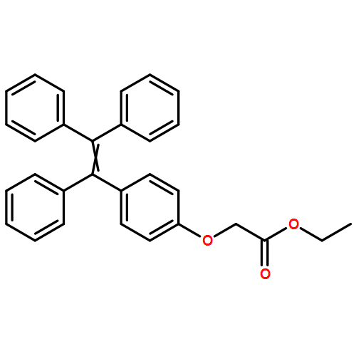 Acetic acid, 2-[4-(1,2,2-triphenylethenyl)phenoxy]-, ethyl ester 