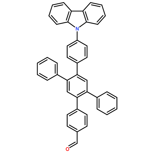 [1,1':2',1''-Terphenyl]-4-carboxaldehyde, 4'-[4-(9H-carbazol-9-yl)phenyl]-5'-phenyl- 