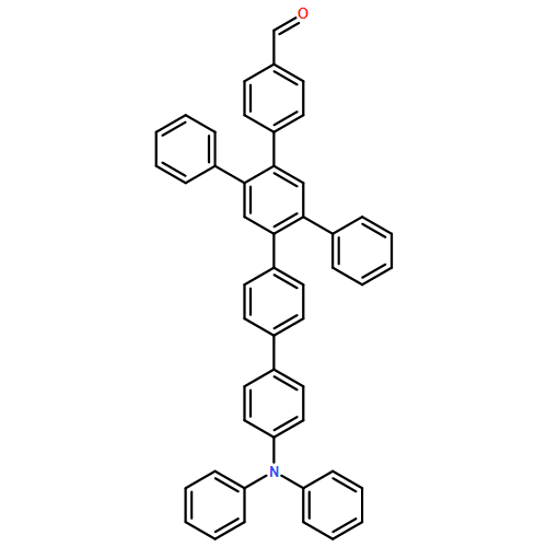 [1,1':4',1'':4'',1'''-Quaterphenyl]-4-carboxaldehyde, 4'''-(diphenylamino)-2',5'-diphenyl- 