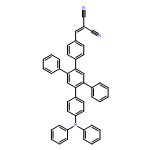 Propanedinitrile, 2-[[4''-(diphenylamino)-2',5'-diphenyl[1,1':4',1''-terphenyl]-4-yl]methylene]- 