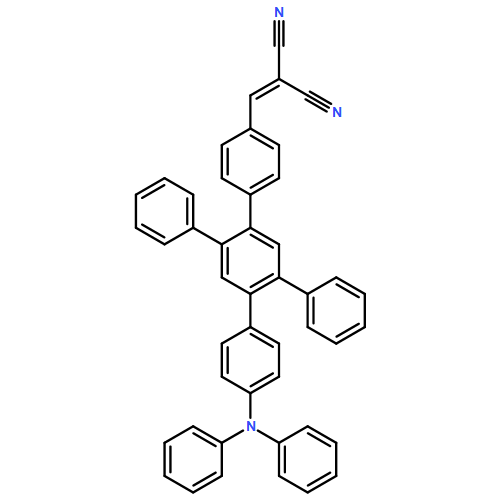 Propanedinitrile, 2-[[4''-(diphenylamino)-2',5'-diphenyl[1,1':4',1''-terphenyl]-4-yl]methylene]- 