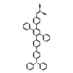 Propanedinitrile, 2-[[4'''-(diphenylamino)-2',5'-diphenyl[1,1':4',1'':4'',1'''-quaterphenyl]-4-yl]methylene]- 