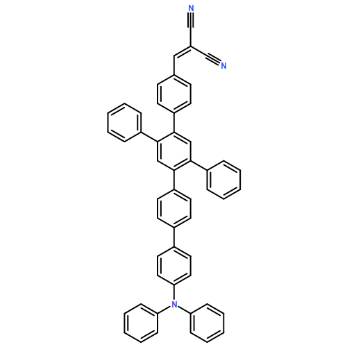 Propanedinitrile, 2-[[4'''-(diphenylamino)-2',5'-diphenyl[1,1':4',1'':4'',1'''-quaterphenyl]-4-yl]methylene]- 